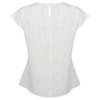 Henbury Womens/Ladies Pleated Front Capped Sleeved Blouse
