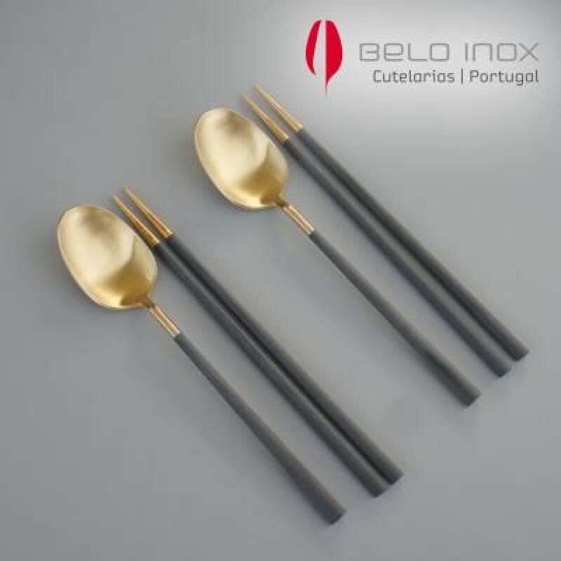 [belo inox] Neo Gray Gold Korean Set for 2