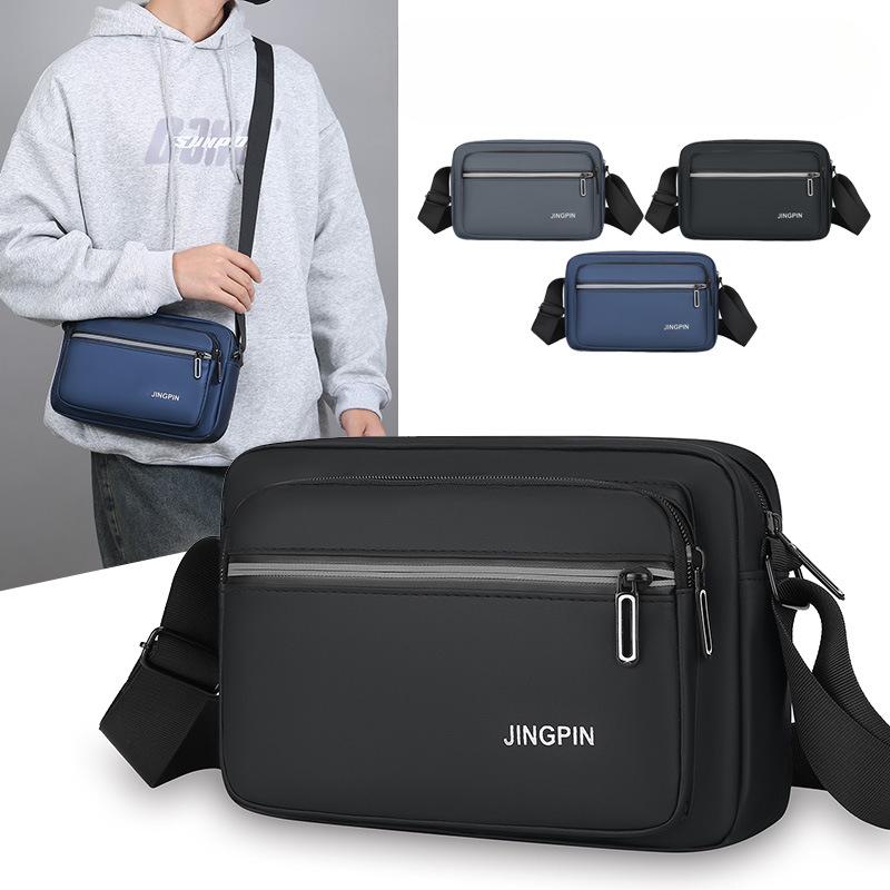 Herren Umhängetasche Schlichte Business Reise Leichte Herren Tasche Mehrschichtige Aufbewahrung Schultertasche Neue Pendlertasche