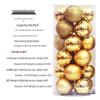 Colorful Christmas Tree Matte & Shiny Ball Decorations for Shopping Mall Ceiling