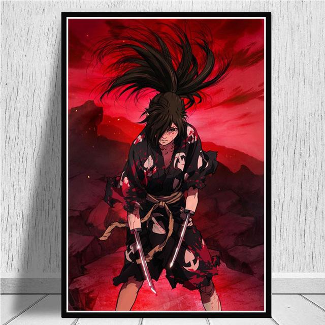 Wall Art Canvas Painting Home Decoration Print Posters Japanese Anime Nordic Modern Style Modular Pictures Children's Room Decor