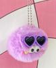 WEGO Mini Monster Plush School Present for F Type E Purple Keychain, Customizable, Cute, Gift, Women, (Sunglasses),