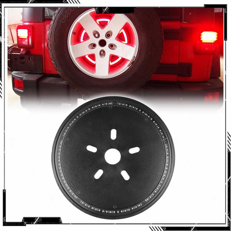 Tailgate Spare Tire Brake Light for JK Wrangler - LED Warning Light Decoration