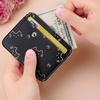 New 3 Folds Kitten Printed Wallet PU Leather INS Style Short Cute Small Purse Cute Kitten Dog Women Money Bags for Girls Gift