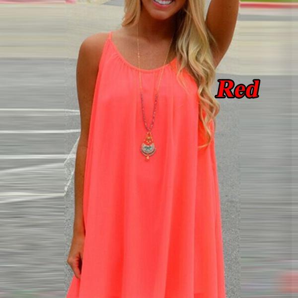 

Сексуальное женское летнее повседневное вечернее платье без рукавов с открытой спиной, пляжная одежда, мини-платье XXXXXL красный
