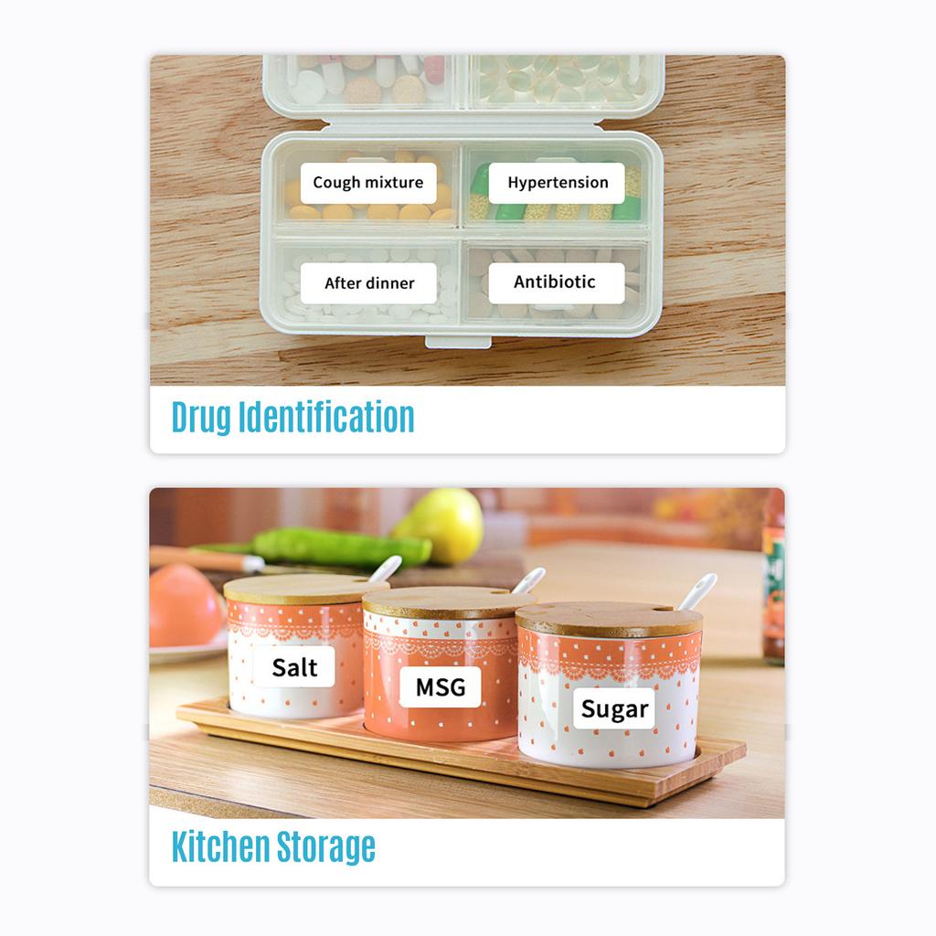 1 Roll Thermal Printing Label Paper Self Adhesive Name Price Barcode Sticker Waterproof Tear Resistant for L11 Label