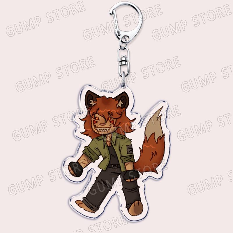 Game YKMET Boyfriend To Death Keychain for Accessories Cute Pet Strade Ren Lawrence Keyring Jewelry Friends Fans Gamers Gifts