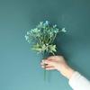 Artificial Fake Roses Flannel Flower Bridal Bouquet Wedding Party Home Decor