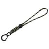 Anti-lost Paracord Lanyard Multifunctional Parachute Cord Carabiner Braided Woven Keychain  Camping