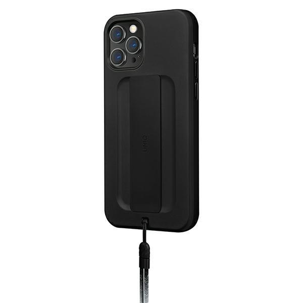 UNIQ Heldro iPhone 12 Pro Max 6.7" Case Black/midnight Black Antimicrobial