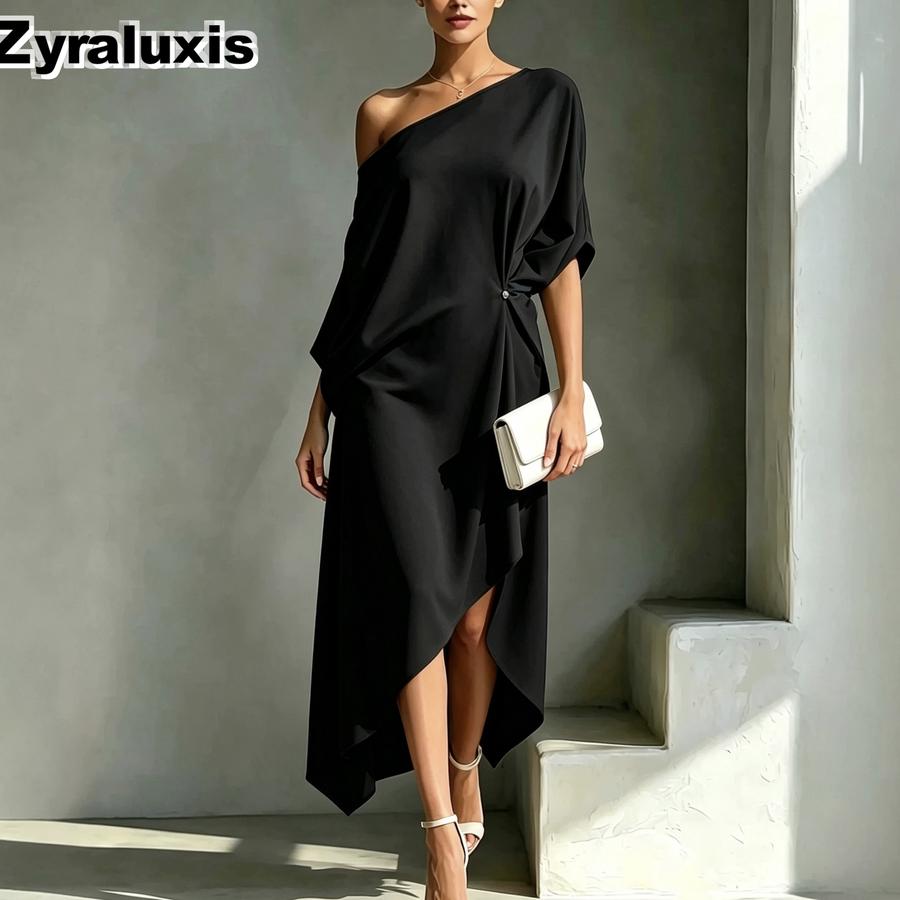 New Elegant and Minimalist Cotton Linen Women's Sleeveless Dress