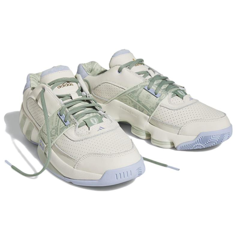 Adidas Damian Lillard X Adidas Gil Zero Restomod 'Zero Dollar Bill' Sneakers FZ6214