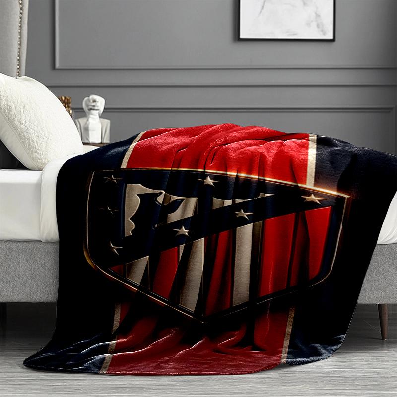 Coperta con Stampa Atletico Madrid - Morbida e Confortevole, per Camera da Letto, Viaggio, Divano, Decorazione per la Casa - Regalo di Compleanno o Natale per un Amico