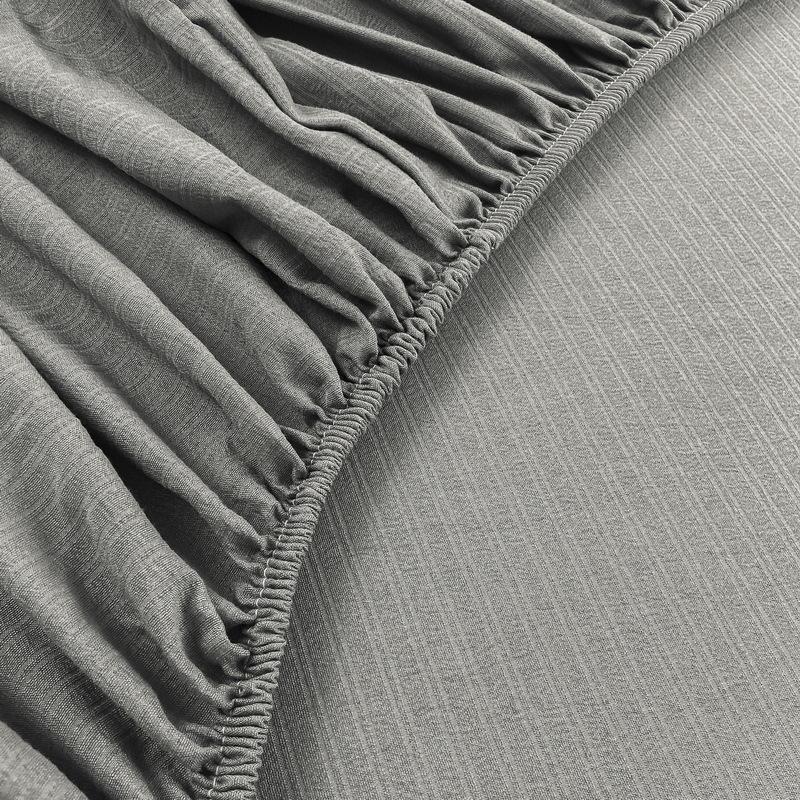 Baumwoll-Spannbettlaken Einfarbig mit Gummizug Rutschfest Verstellbarer Matratzenbezug für Doppel-, King-, Queen-Bett 150x200 200x220cm