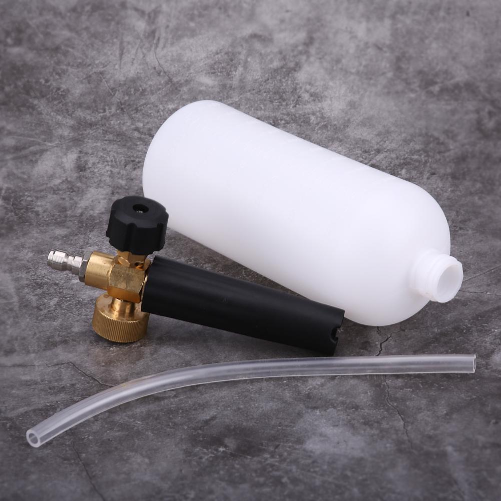 1 4  Adjustable Snow Foam Lance Washer 1L Bottle Car Wash Nozzle Sprayer Pressure Car Washer