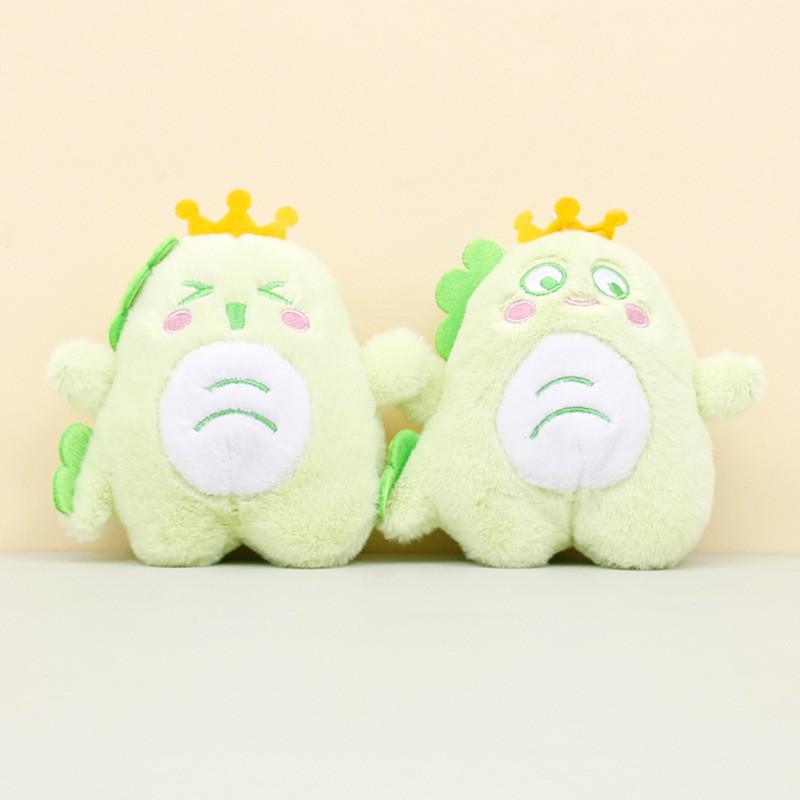 Whimsical Dinosaur Plush Keychain Charming Stuffed Animal Bag Decoration