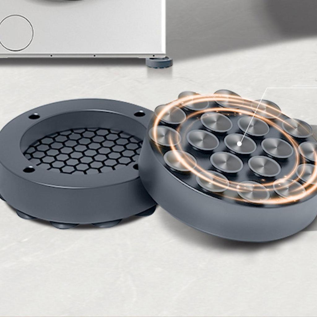 Washing Machine Anti-Vibration Pads Suction Cup Washing Machine Anti-Vibration Pads Stops Moving 4 Pieces Washing Machine