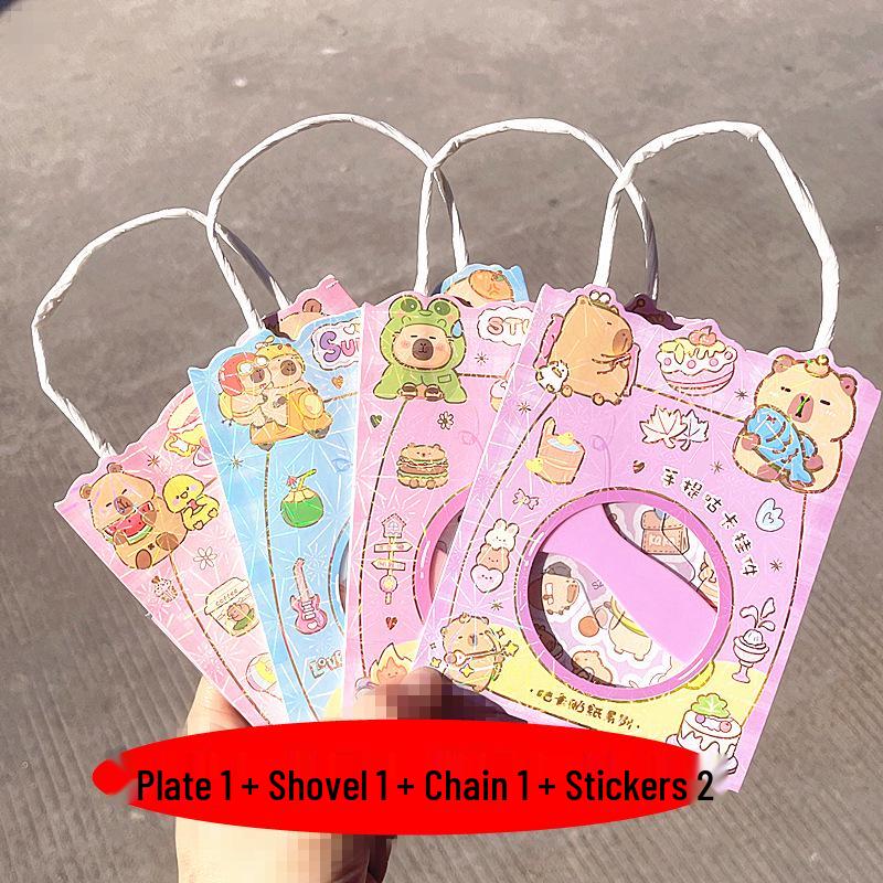 8 Sheets Cute Girly Heart Planner Stickers Gift Box - Cartoon Internet Celebrity DIY Diary Decor