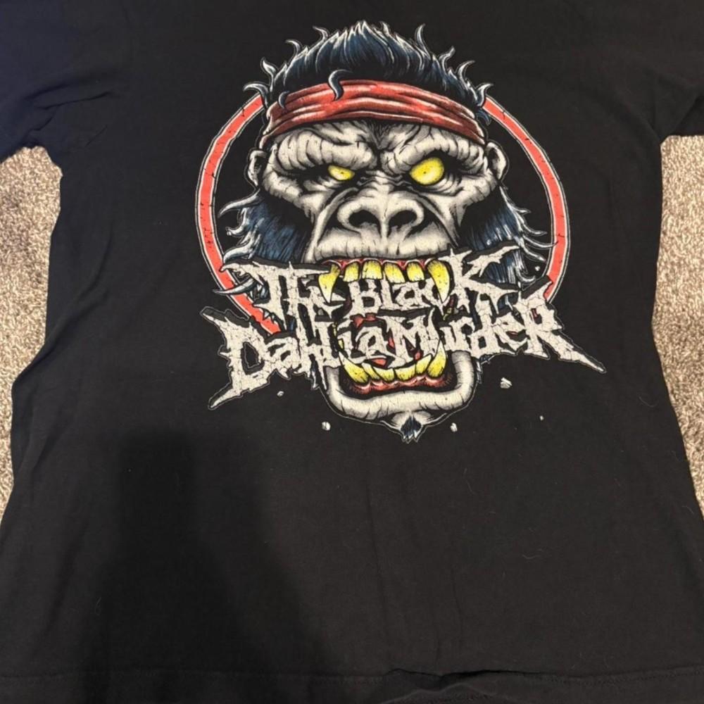 Редкая футболка The Black Dahlia Murder Band Gorilla Унисекс S-5XL Репринт SG727 Унисекс Футболка M