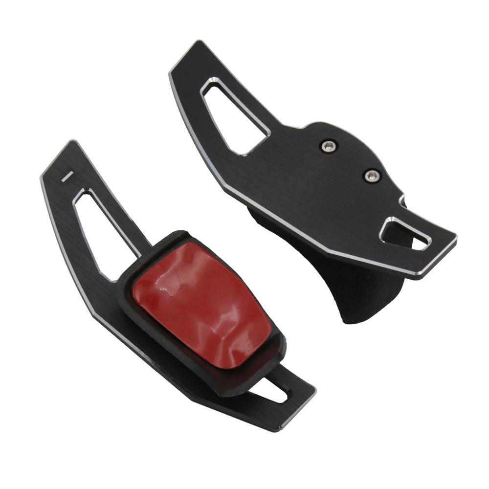 Car Steering Wheel DSG Shift Paddle Extension Shifters Sticker For Volkswagen Tiguan Golf6 MK6 Jetta GTI R20 R36 CC Scirocco EOS