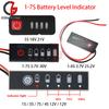 1-7S 18650 Lithium Battery Pack Power Indicator 5S 18/21V Battery Level Indicator Capacity Tester Power Percentage Display Board