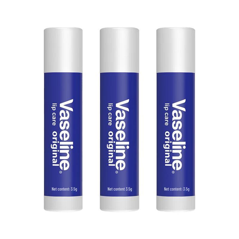Vaseline Original Nourishing Lip Balm (3-Pack)