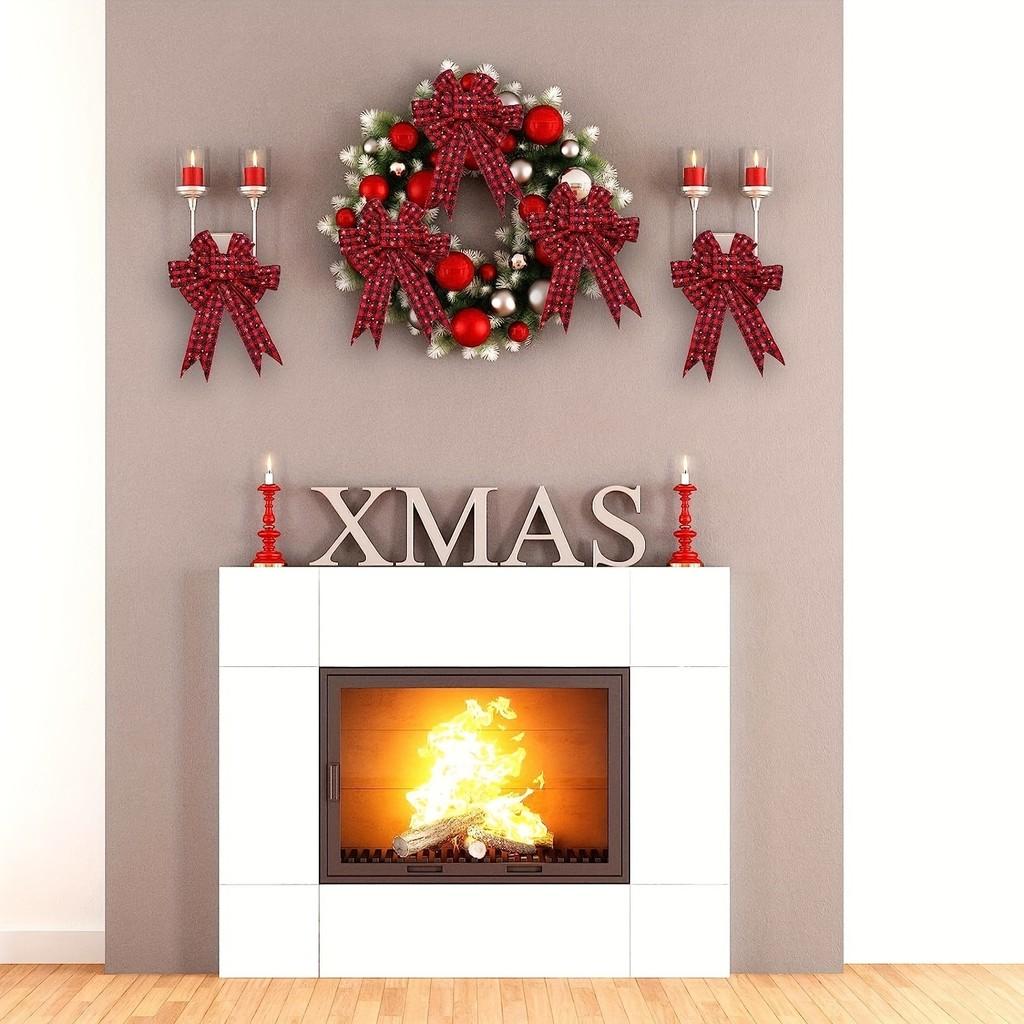 Stylish And European American Christmas Fabric Ribbon For Festive Event Decoration