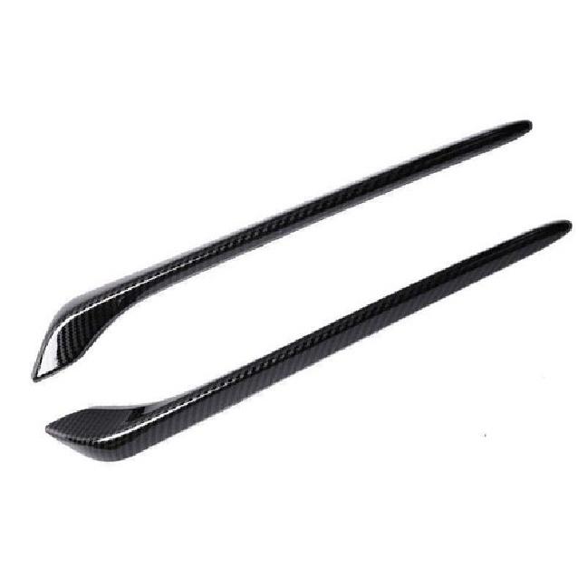For Buick Regal 2018-2020 Carbon Fiber Front Center Mesh Grille Grill Strip Trim