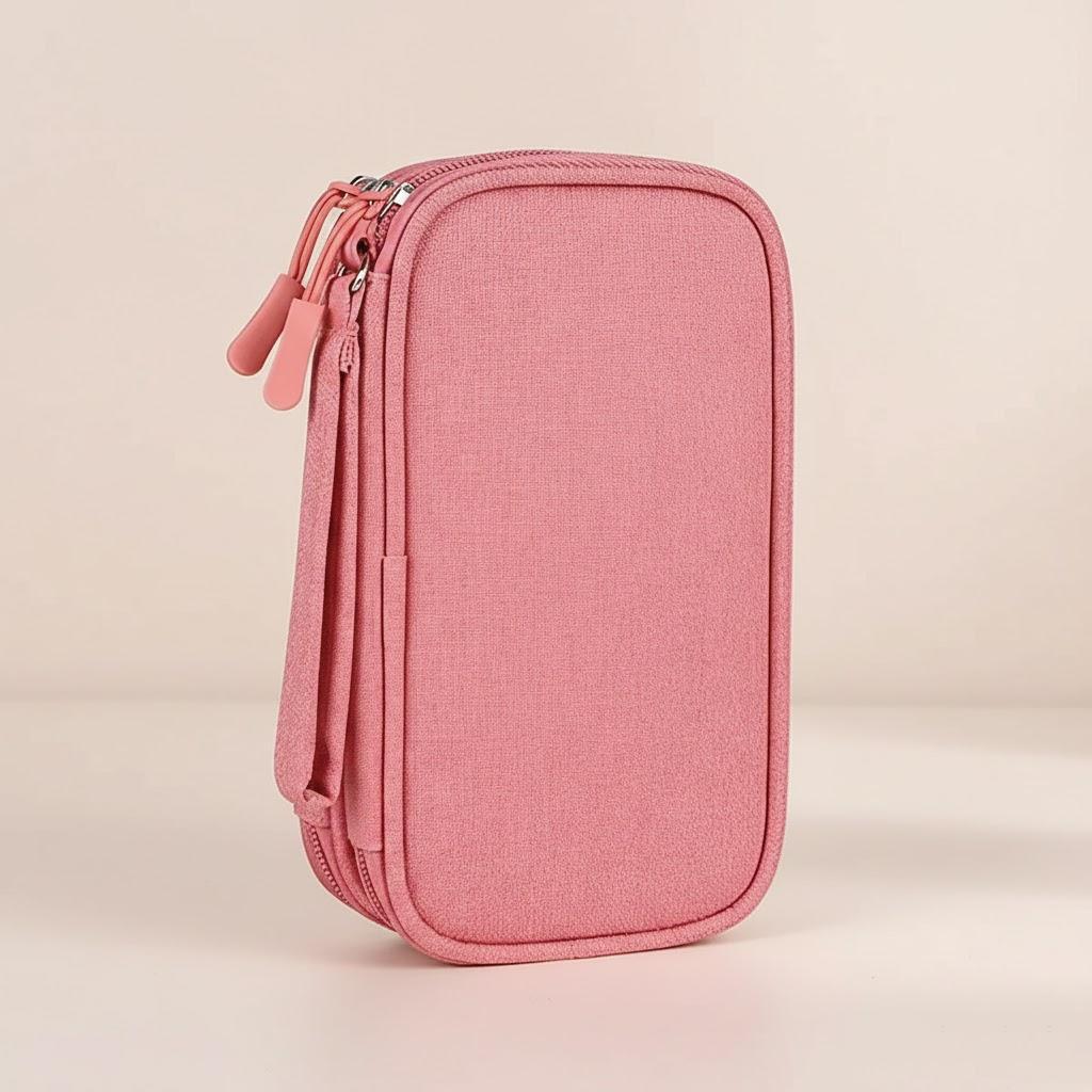 Portable Waterproof Travel Bag Digital Charger Storage Bag for USB Cable Earphone Wire Power Bank Organizing Bag