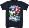 La Serie de Televisión Animada Los Cazafantasmas Original Reparto Collage de Fantasmas Camiseta para Hombre
