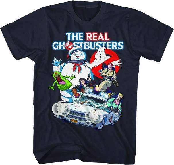 The Real Ghost Busters Animated TV Series Cast Ghost Collage Men T Shirt XXXXL