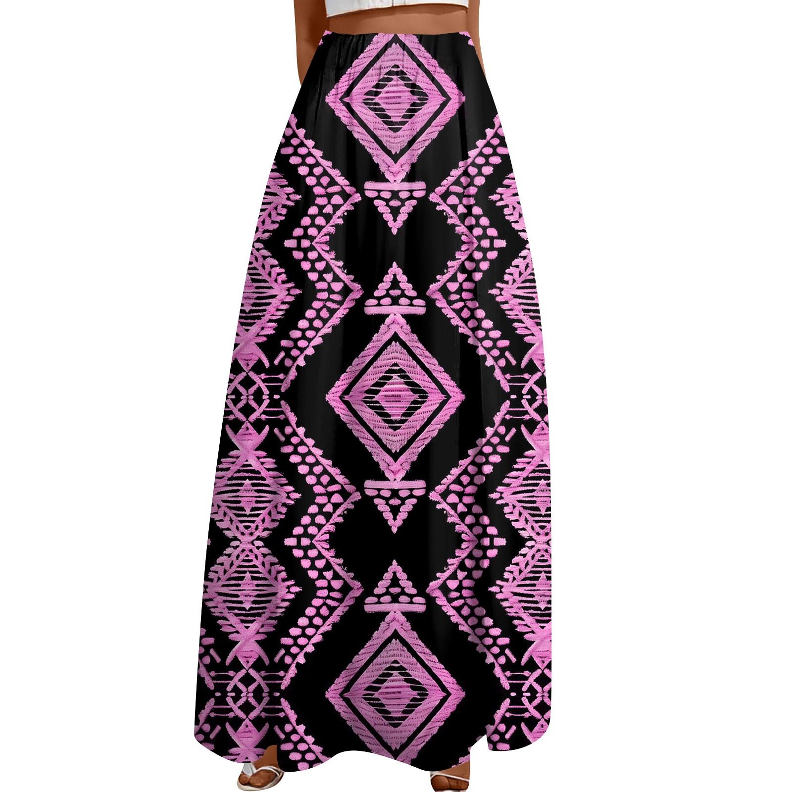 

Жіноча повсякденна модна спідниця-гойдалка з принтом у горошок, вільна плісирована спідниця до половини тіла M