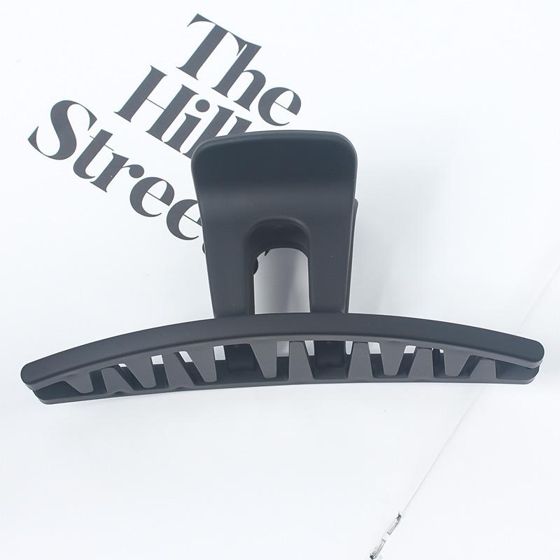 

Женская заколка-краб для пучка в корейском стиле: 2024 Простой, Универсальный Головной Убор 125x50x55mm белый