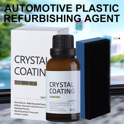 30 ml plastové renovované pokovování Crystal Coating Agent Voskový panel Auto Interiér auta Plast Renovovaný nátěr Agent protektorování
