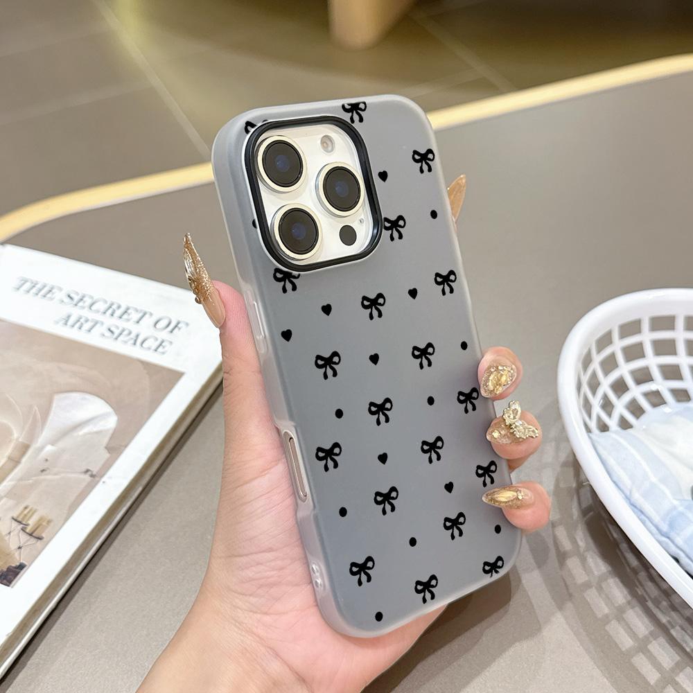 

Luxury Bow knot Y2K Matte Candy Color 2 in 1 Phone Case for Samsung Galaxy A56 A36 A26 A17 A07 A35 A16 A54 A34 A24 A15 A14 4G 5G Samsung A04