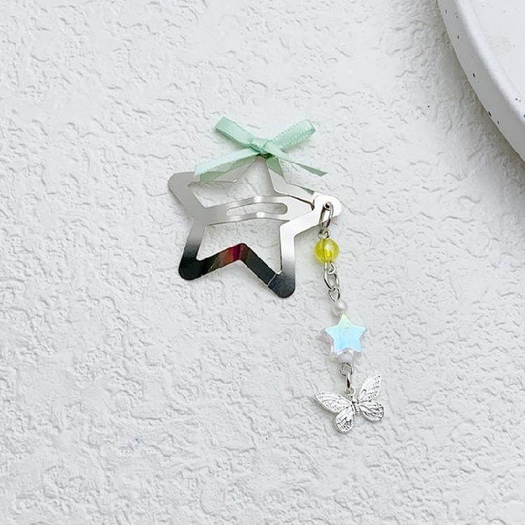 Elegant Butterfly Bows Clip with Fringed Detailing for Unique Style Hairpins