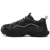 Cella Fabric Synthetic Leather Top Layer Cowhide Trendy Comfortable Versatile Low-Top Casual Shoes Men Sneaker Black F12M331109FBK