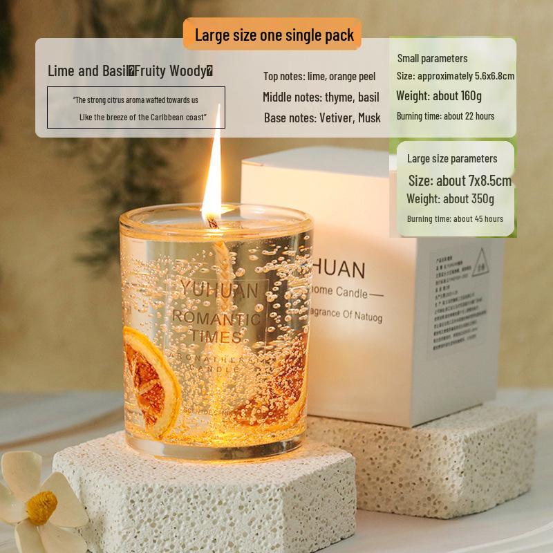 Real Flower Gold Foil Scented Soy Wax Candle - Aromatherapy Essential Oil in Glass with Floral Art Fragrance.