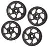 4PCS 2.2 Inch Carbon Fiber RC Wheels Rims High Strength Lightweight RC Crawler Wheel Hub for 1 10 RC Crawler Car