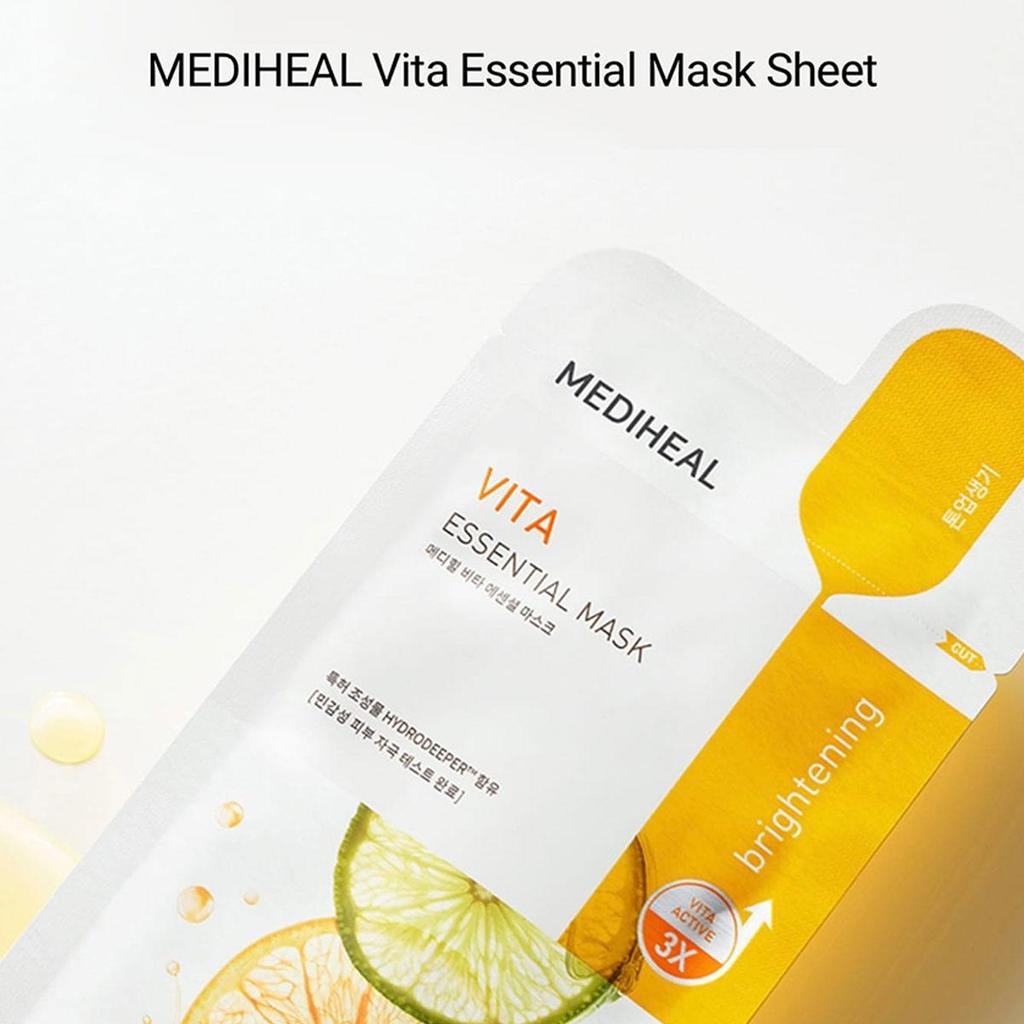 Mediheal Maschera Essenziale 10 Fogli/4 Fogli (1BOX) 4Digitato