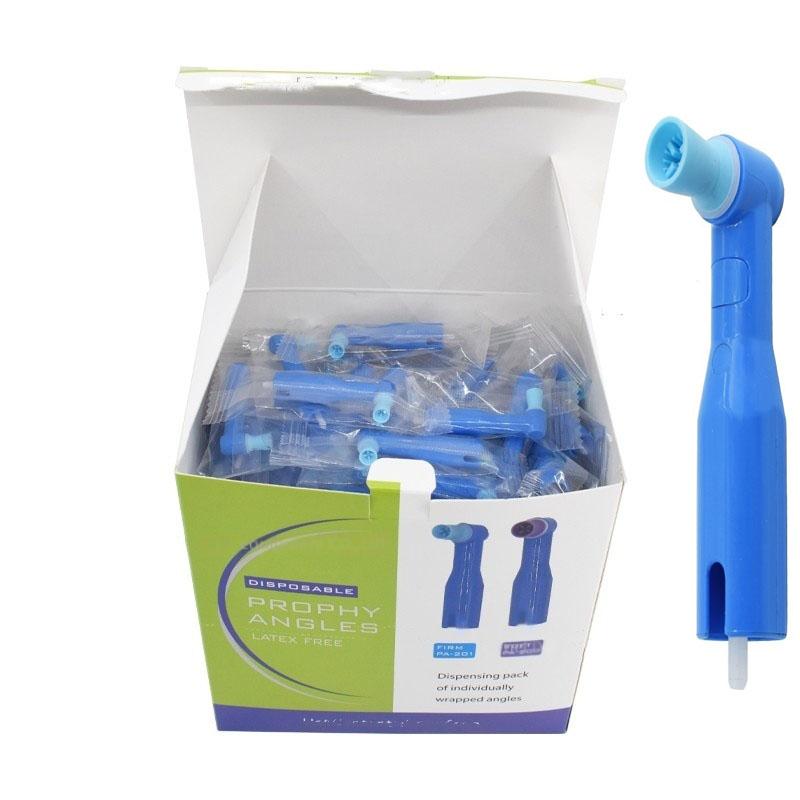 100pcs/box Dental Disposable Prophy Angles Cup Polishing Cup Fit Universal/ Straight Low Speed Handpieces