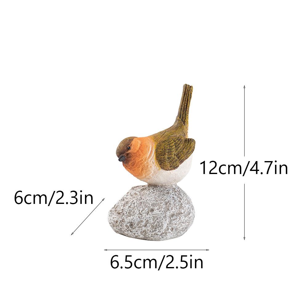Bird Resin Ornaments Garden Statues Sculptures Home Courtyard Outdoor Garden Landscaping Decoration Yard Garden Decor