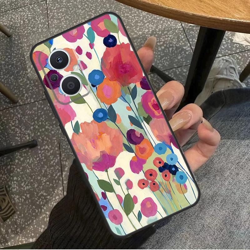 

Яркий Цветочный Рисунок Арт Для OPPO Reno 14F 13F 12F 11F 10 11 12 13 14 Pro 7 8 Lite 8T OPPO Find X5 X6 X8 X9 Pro Чехол OPPO Reno14 Pro