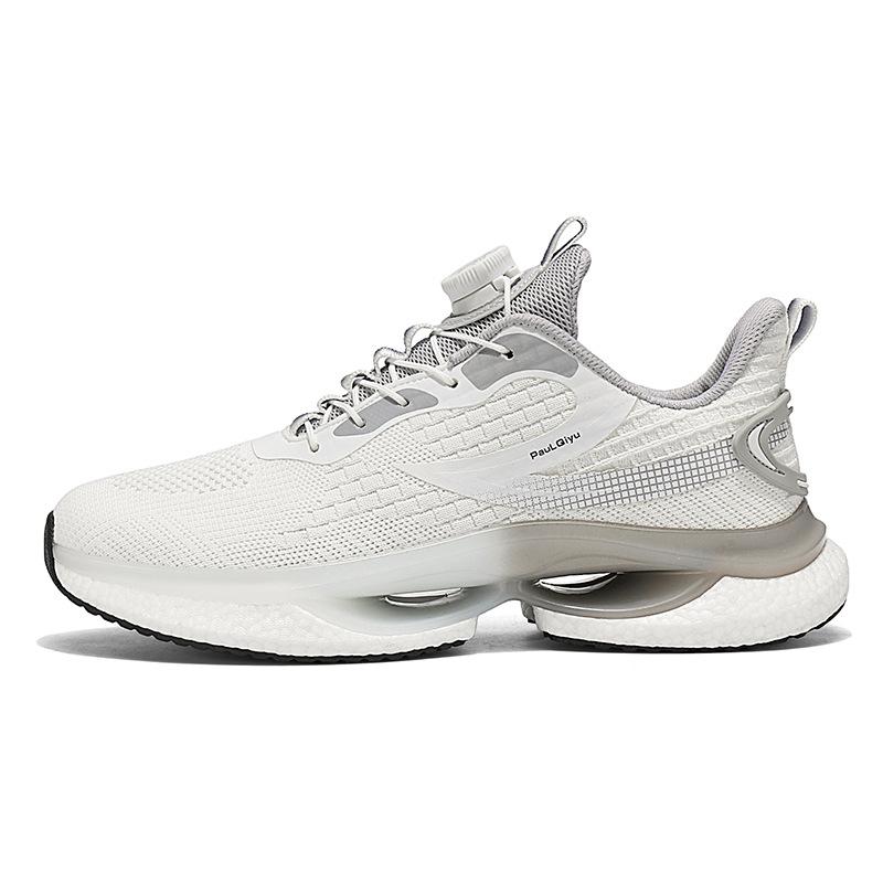 Spring and Summer New Men's Shoes Popcorn Casual Sports Running Shoes Fashionable Versatile Outdoor Shoes Rotating Buckle Trendy Shoes