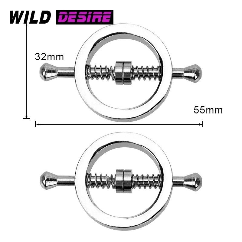 Spike Metall Nippelklemmen Verstellbare Brustclipgewichte Bondage Sex Produkte Sexy Tools Für Frauen Männer Homosexuell Nippelspielzeug Sex Shop