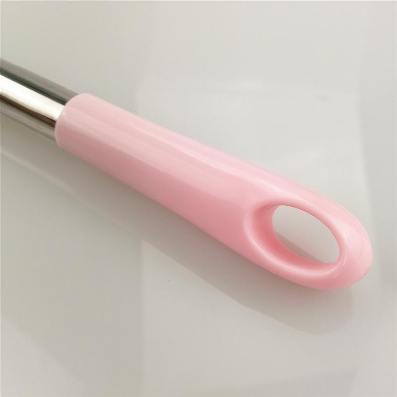 Broom Handle & Dustpan Set: 19" Extension, 16" Plastic Dustpan, 22mm Thick Hanging Mop/Broom Pole Accessories.
