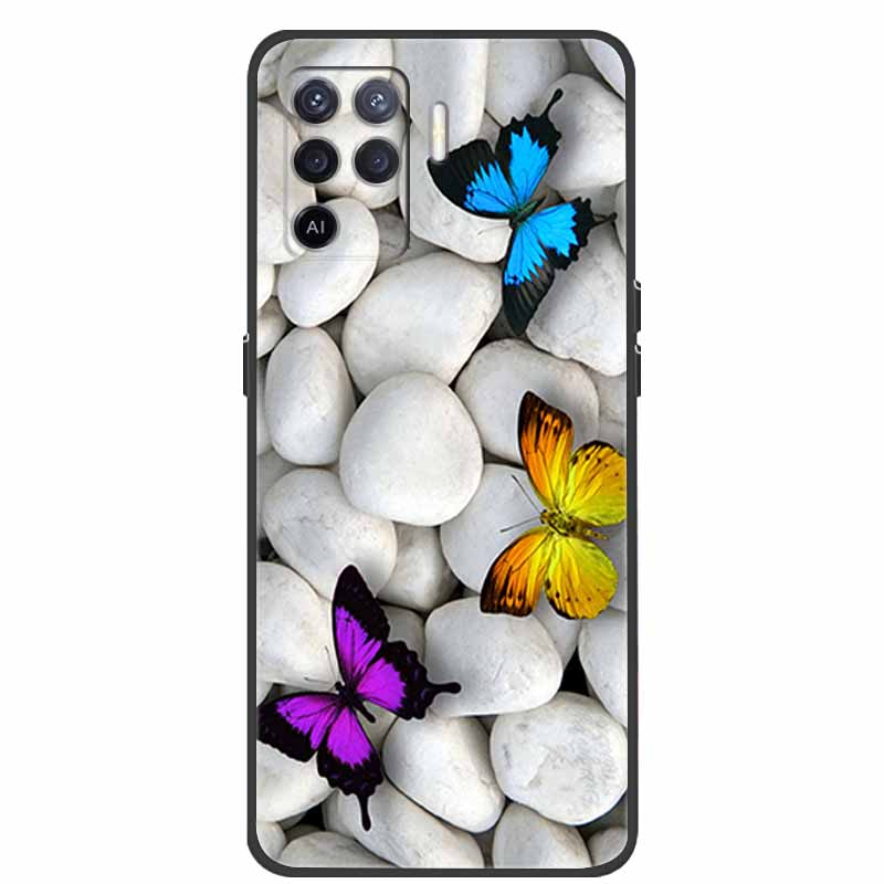 For Coque OPPO Reno5 Lite Case Shockproof Soft silicone TPU Back Cover For Oppo Reno 5Z 5 Lite Phone Case 5Lite CPH2205 Fundas