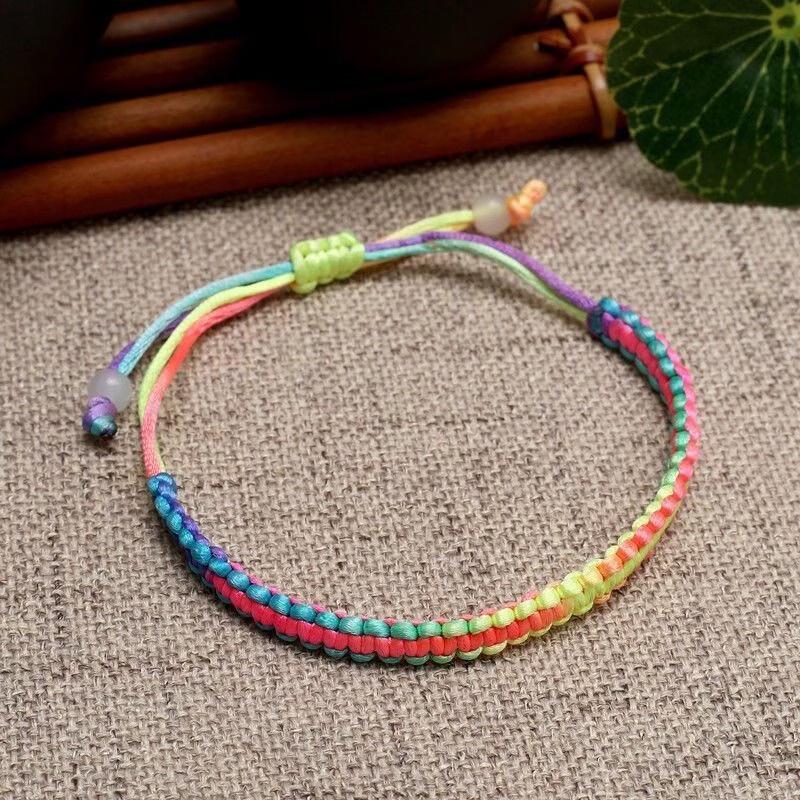 AKIRO Dragon Boat Festival Five-Color Hand-Woven Adjustable Bracelet