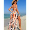 2025 New Sexy Three Pieces Bikini Sets Swimsuit for Women Swimwear and High Split Beach Pants Swimming Suit for Women Beachwear