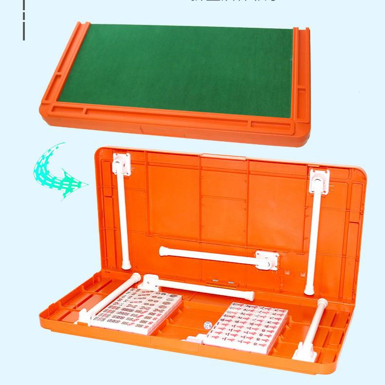 Foldable Mini Mahjong Table Set for Travel